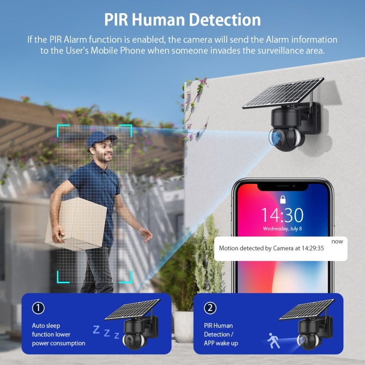 SHIWOJIA IP66 Waterproof 4G 3MP Solar Dome IP Camera, Two-way Audio & PIR Motion Detection & Night Vision, EU, AU, US SHIWOJIA IP66 Waterproof 4G 3MP Solar Dome IP Camera, Two-way Audio & PIR Motion Detection & Night Vision, EU, AU, US
